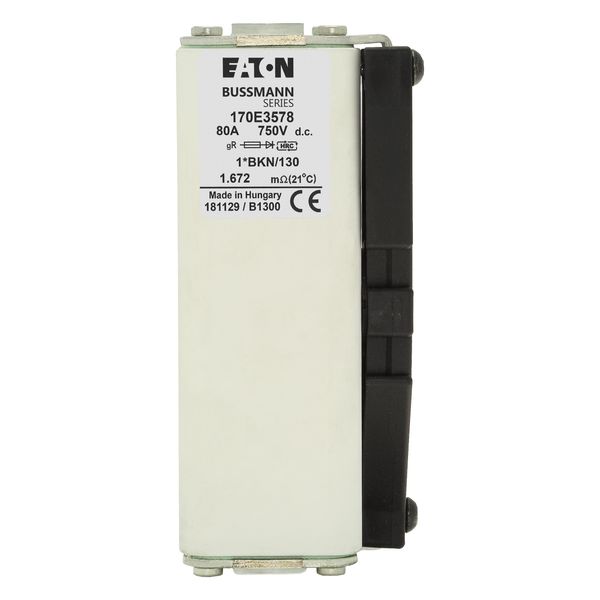 FUSE 80A 750V 1*BKN/130 GR DC image 15