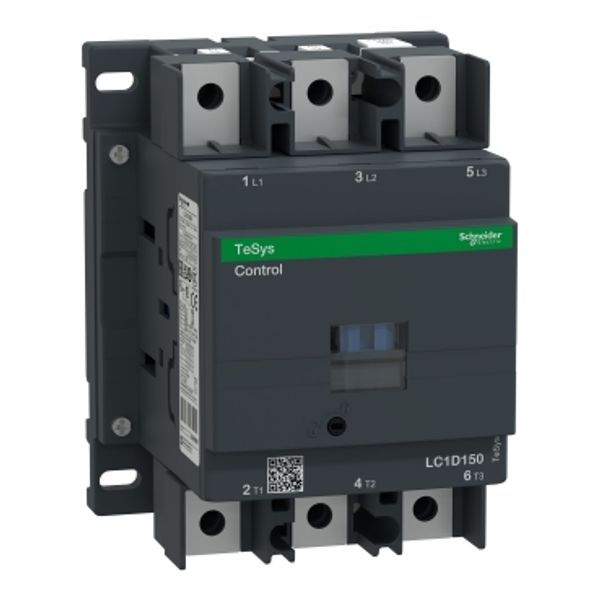 TeSys Deca contactor, 3P(3NO), AC-3, 440V, 150 A, 24V DC standard coil,screw clamp terminals image 4