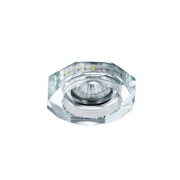 Gemo Octagonal Crystal Recessed Light GU10 image 2