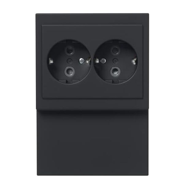 402EL-885 Socket outlet Black - Impressivo image 1