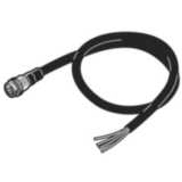 7/8 power cable length 5 m with male connector on one side and open on image 1