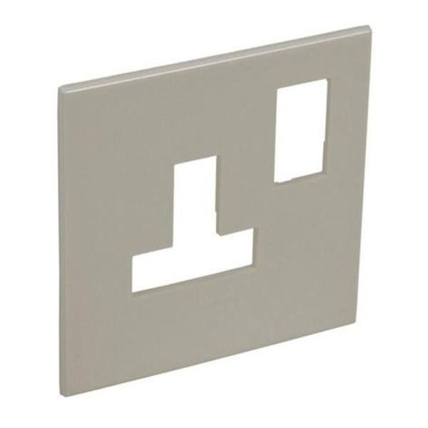 Arteor™ - British standard plate for switched sockets 1 gang - Champagne image 1