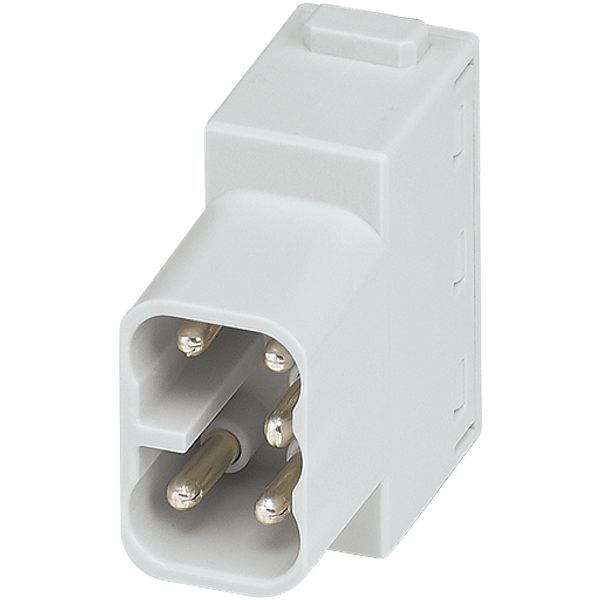 Male module, 5-pole, Push-in 400 V, 16 A image 1