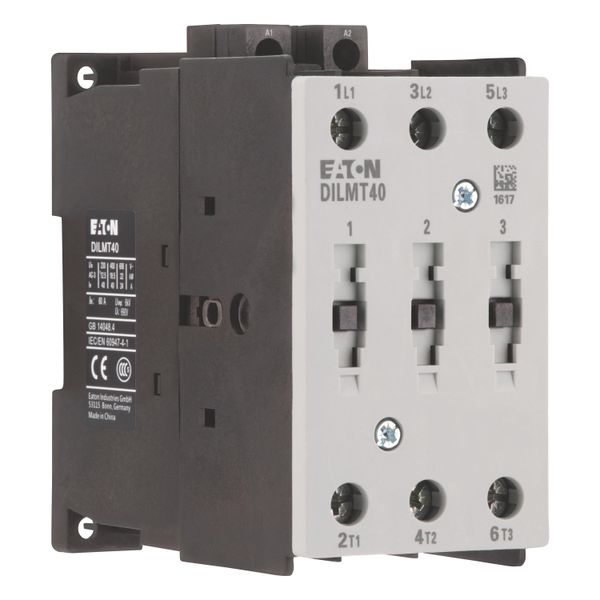 Power contactor, 3 pole, 380 V 400 V: 18.5 kW, 24 V 50/60 Hz, AC operation, Screw terminals image 7