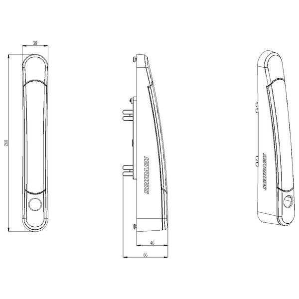 Push-pull handle with spring adjustment and double-bit 5 mm image 3