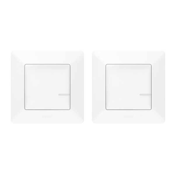 PACK 1 DIMMER SW+1 REMOTE WH image 1