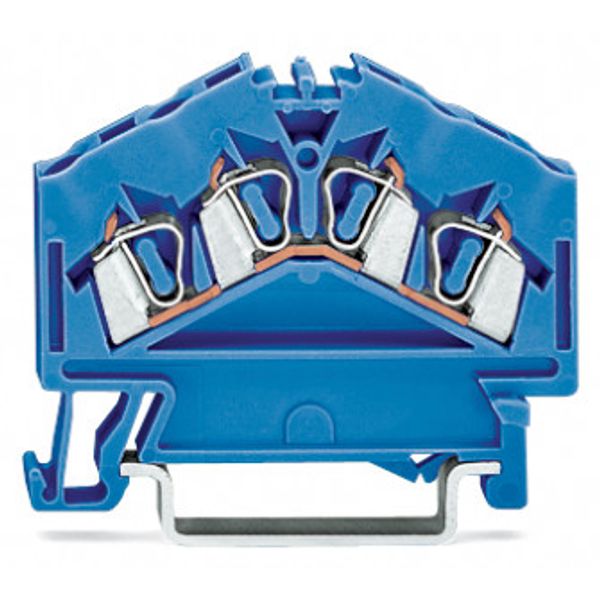 4-conductor through terminal block 2.5 mm² suitable for Ex i applicati image 3