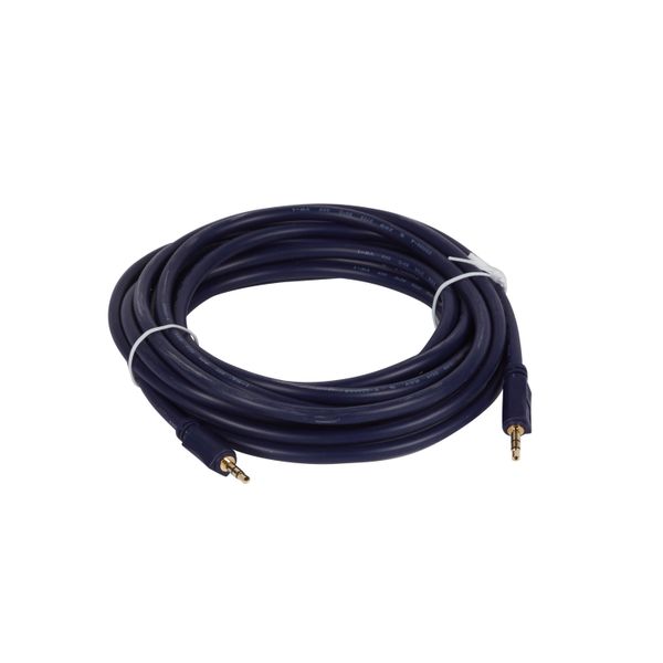 Stereo audio cable 3.5mm male/male 5 meters image 1