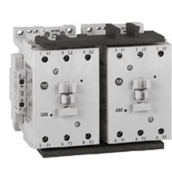 Allen-Bradley, 104-C Reversing Contactors, 72A, Line Side, 110V 50Hz / 120V 60Hz, 1 N.O.  1 N.C. image 1