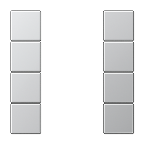 Push button KNX Cover kit-4, complete, alum. image 5