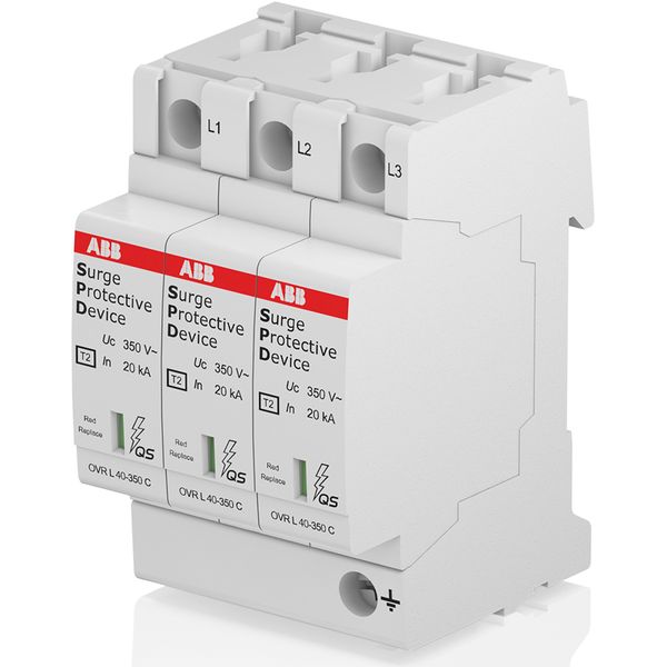 OVR T2 3L 40-350 P QS Surge Protective Device image 2