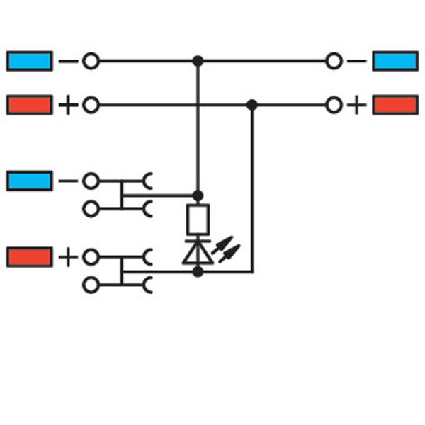 3-conductor sensor supply terminal block LED (green) 1 mm² orange image 5