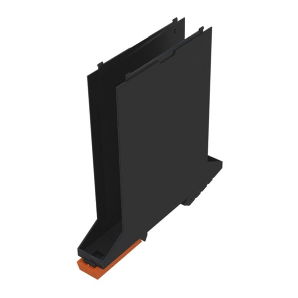 Basic element, IP20 in installed state, Plastic, black, Width: 17.5 mm image 2