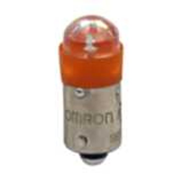 Pushbutton accessory A22NZ, Orange LED Lamp 12 VAC/DC A2270674E image 2