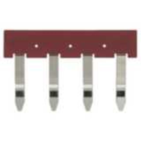 Accessory for PYF-PU/P2RF-PU, 7.75mm pitch, 4 Poles, Red color image 1