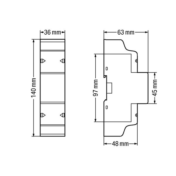 Energy meter (MID) for transformer connection 5 A image 2