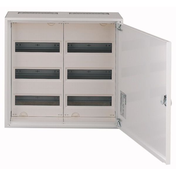 Wall-mounted enclosure EWK complete, IP31, 72 SU, protection class II, HxWxD=500x550x230mm image 7