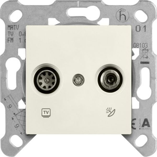 Linnera-Rollina Sat Socket Trans (Sat-TV) (8-11dB) Beige image 1