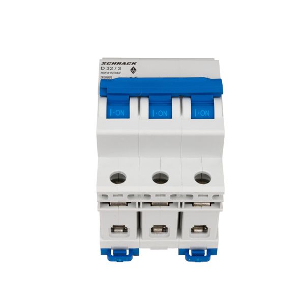 Miniature Circuit Breaker (MCB) AMPARO 10kA, D 32A, 3-pole image 2