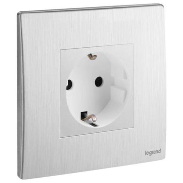 281126BA Mallia Senses 1 gang German socket outlet - 16A - 2 poles with earth image 1