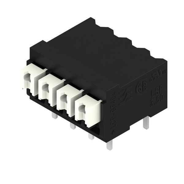 PCB terminal, 3.50 mm, Number of poles: 4, Conductor outlet direction: image 1