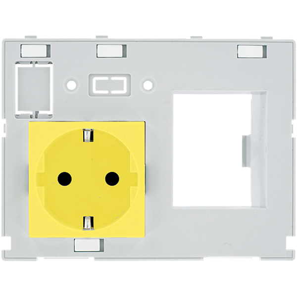 MODLINK MSDD DBL COMBI INSERT CHINA 1xRJ45 fem./fem. + RCD opening image 1