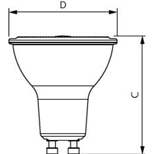 MASTER LEDspot GU10 UltraEfficient -  LED-lamp/Multi-LED -  Power Consumption: 2.1 W -  Energy Efficiency Class: A image 2