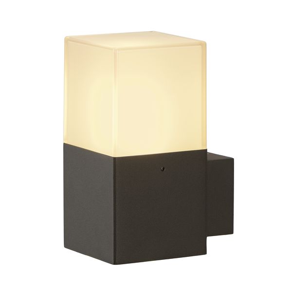 GRAFIT wall lamp, E27, max. 11W, IP44, anthracite/white image 1