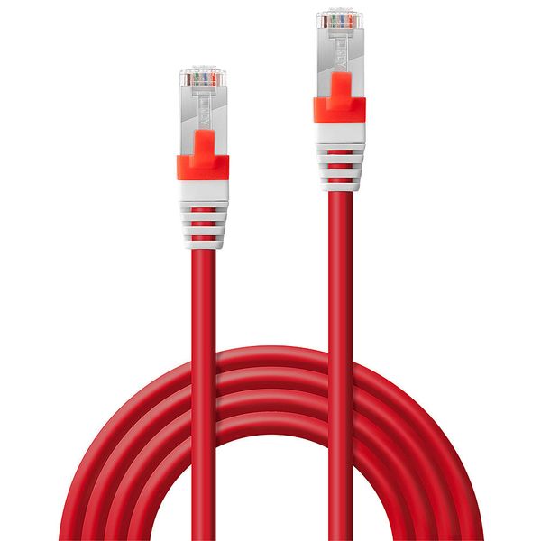 30m Cat.6A S/FTP LSZH Network Cable, Red (Fluke Tested) RJ45, M/M, 500MHz, Copper, 26AWG image 2