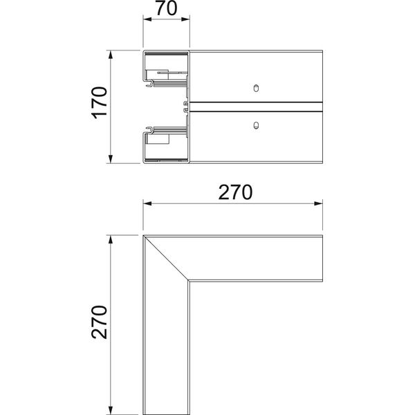 GKH-A70170RW External corner, halogen-free  70x170 image 2