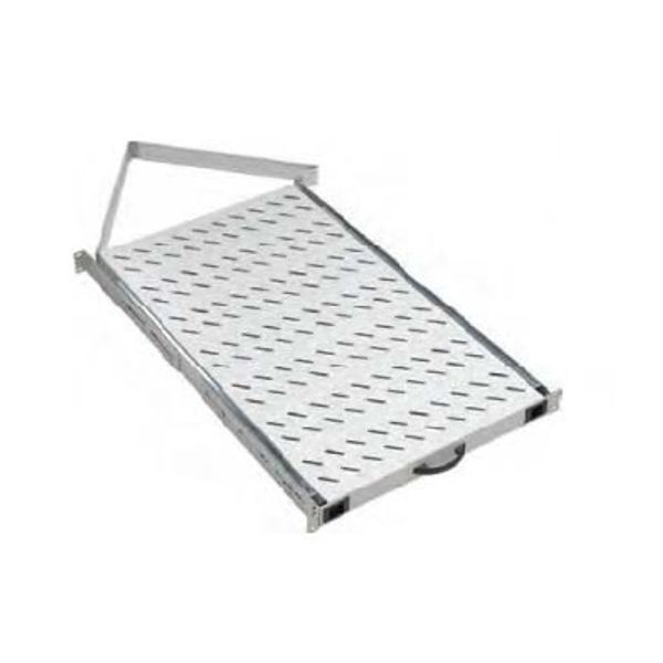 19" Shelf sliding, 1U, 50kg Load, D=720 image 1