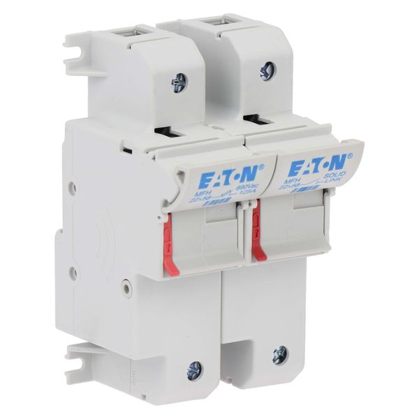 Fuse-holder, low voltage, 125 A, AC 690 V, 22 x 58 mm, 1P + neutral, IEC, UL image 28