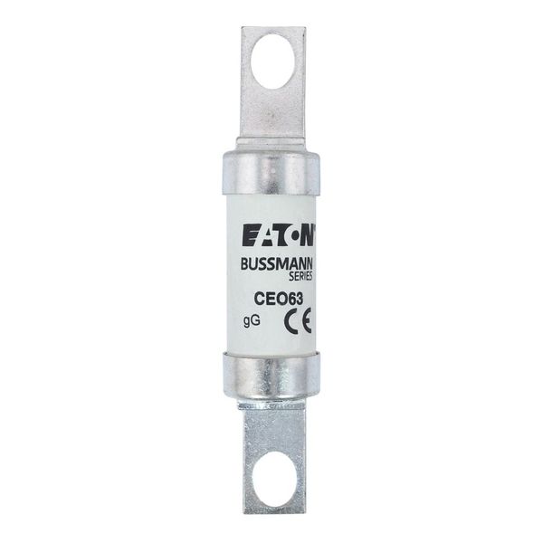 Fuse-link, LV, 63 A, AC 500 V, BS88/A4, 25 x 110 mm, gL/gG, BS image 5