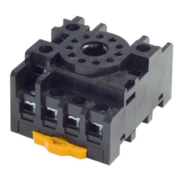 Socket, DIN rail/surface mounting, 11-pin, screw terminals (standard) PF  2002H image 1