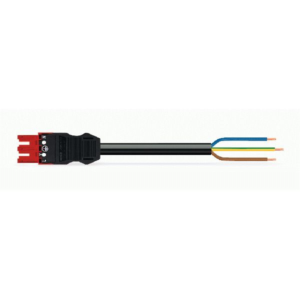 pre-assembled interconnecting cable Eca Socket/plug red image 4