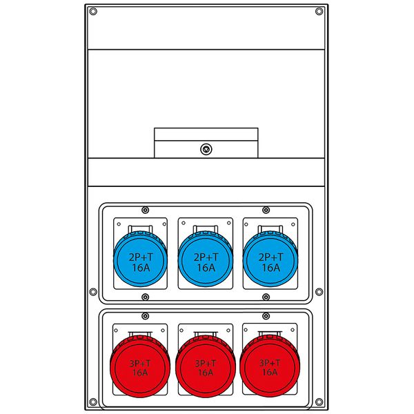 SURF.MOUNT.DISTRIBUTION ASSEMBLY DOMINO image 1