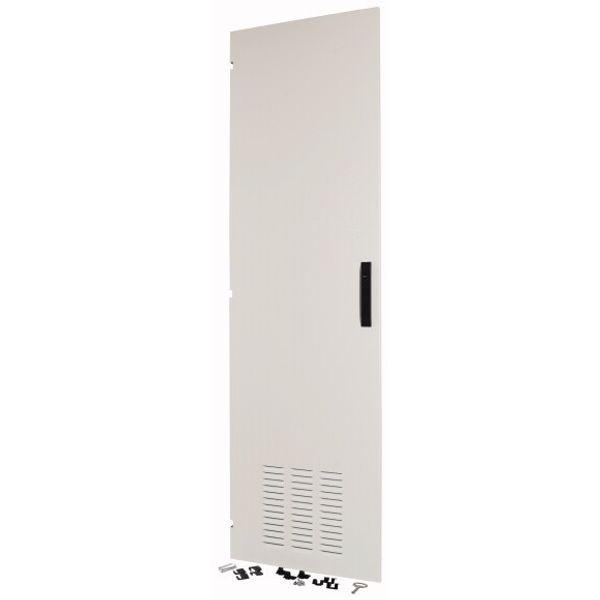 Device area door ventilated IP42 XF left, HxW=2000x600mm, grey image 1