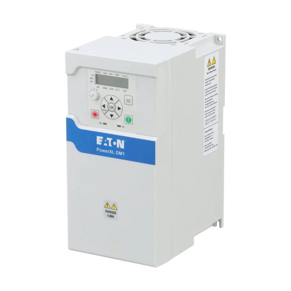 Variable frequency drive, 600 V AC, 3-phase, 13.5 A, 7.5 kW, IP20/NEMA0, 7-digital display assembly, Setpoint potentiometer, Brake chopper, FS3 image 3