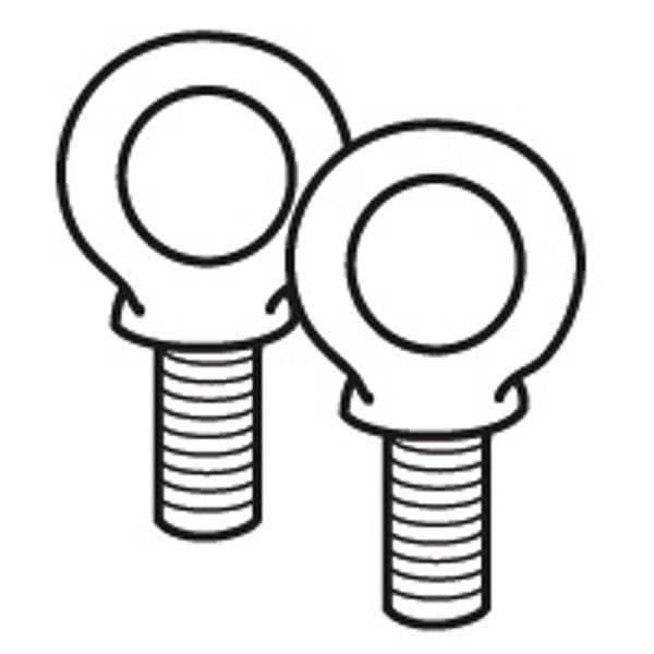 Lifting ring (2) - for XL³ 800 IP 55 cabinets and enclosures image 1