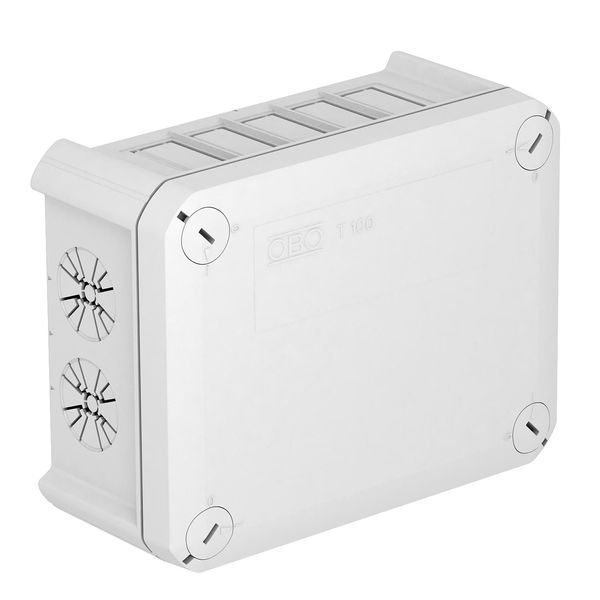 T 100 WB3-10 T100 junction box, without Wieland sockets, 3-pin, 10 openings image 1