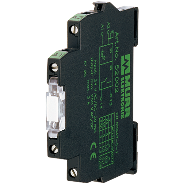 MIRO 6.2 24V OUTPUT RELAY IN: 24 VAC/DC - OUT: 250 VAC/DC / 6 A image 1