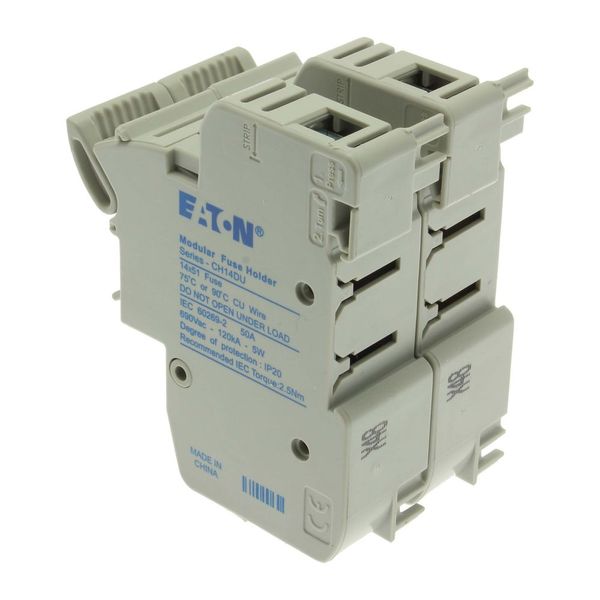 Fuse-holder, low voltage, 50 A, AC 690 V, 14 x 51 mm, 2P, IEC image 10