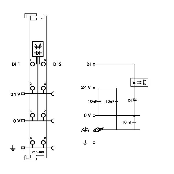 2-channel digital input 24 VDC 3 ms light gray image 4