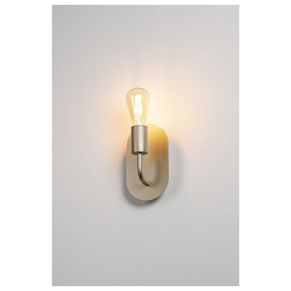 FITU WL, Indoor wall light, E27, soft gold, max. 24W image 4