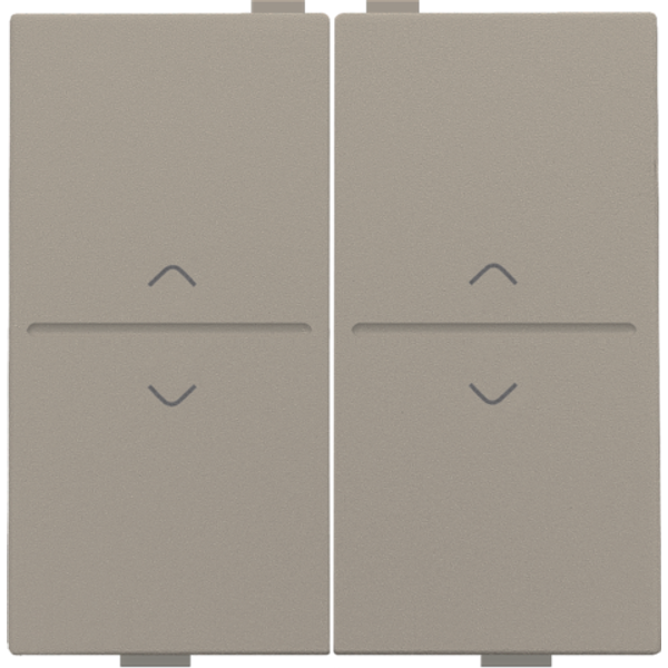 Double key with 'up' and 'down' arrows for wireless switch or push but image 1