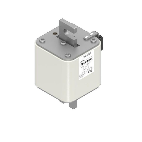 Fuse-link, high speed, 700 A, AC 1250 V, size 3, 74 x 92 x 141 mm, aR, IEC, single indicator image 8