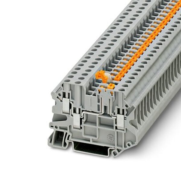 UT 4-TWIN-MT P/P - Knife-disconnect terminal block image 1