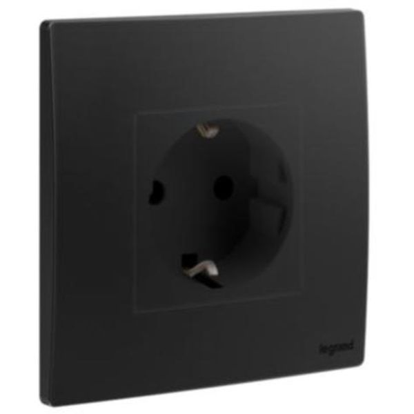 281126MB Mallia Senses 1 gang German socket outlet - 16A - 2 poles with earth image 1