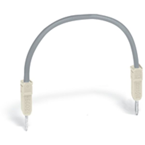 Push-in type wire jumper 0.75 mm² insulated gray image 2