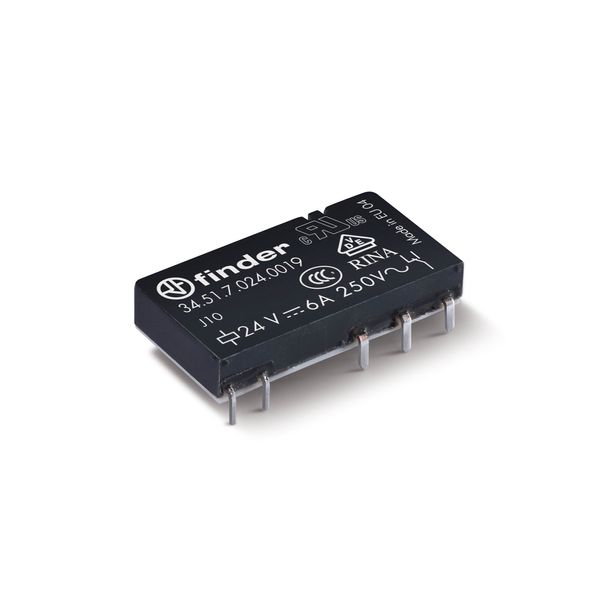 Ultra-Slim PCB relay EMR 1CO 6A/12VDC/Sensitive/AgNi/Flat pack (34.51.7.012.0019) image 3
